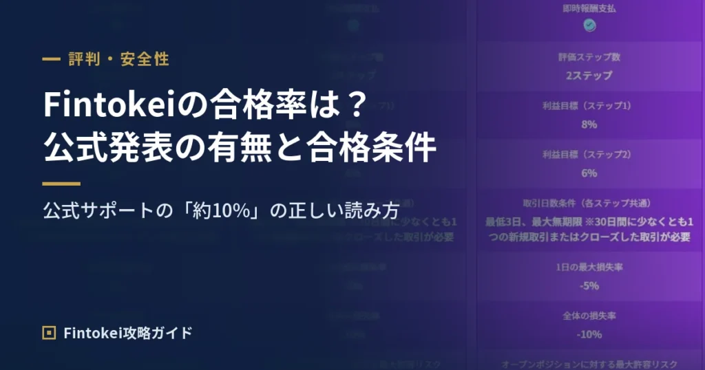フィントケイの合格率は？公式発表の有無と合格条件・失格を避けるポイント